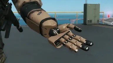 actuallywill1's tweet photo. I wish we had gotten all of these.
I use a mod which has Snake with the prototype arm. 
I like using it in mission 3. https://t.co/o8wLQ6IW1c