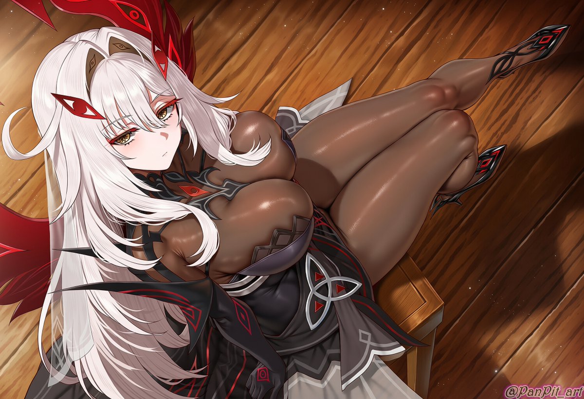 PanPit_art's tweet photo. 全身タイツ超エッロー！😍😍😍

「死の執政」ロノヴァ / Ronova / 若娜瓦
Genshin Impact SFW Illustration
#原神 #GenshinImpact https://t.co/aSlo8F4CxX