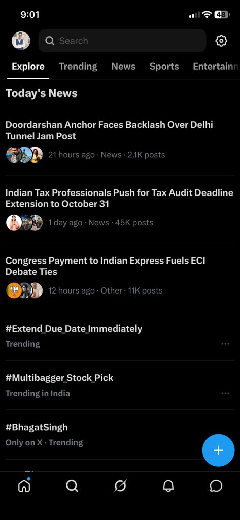 rambajajgst's tweet photo. Retweet For Support

45000 Tweet, One Demand, Extend TAR Due date - 31st Oct

Same is Trending and News, Screenshot time - 09 AM 

#ExtendTaxAuditDate 

@IncomeTaxIndia 

Ram Bajaj
8696424223

For Regular GST Updates, Join this Group
https://t.co/SmMxCrTcJG https://t.co/n5gmpaf9Xj
