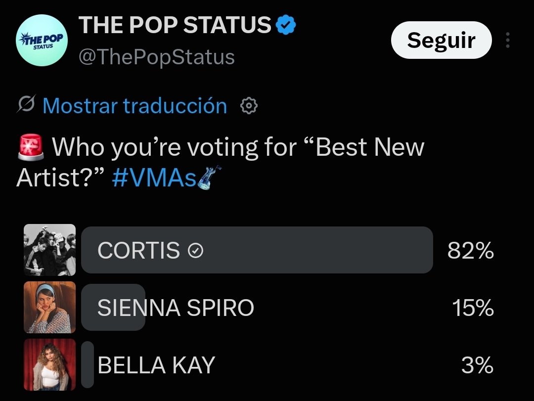 Marrrsgg's tweet photo. @siennamaria713 super bien ahi, nadie esta desmeritando su trabajo!!, pero en fandom, el de Cortis ganaba claramente https://t.co/1EJnDObLOH
