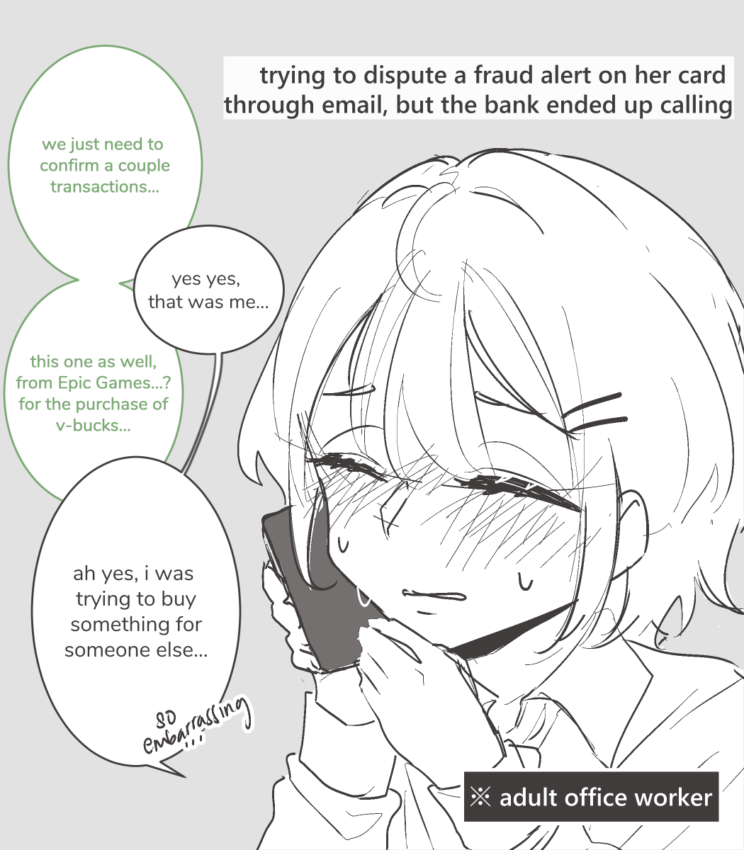 __kororii's tweet photo. [💬]  installed fortnite &amp; tried to buy skins yesterday but my card declined...  #コロART https://t.co/dfvZWevmoD