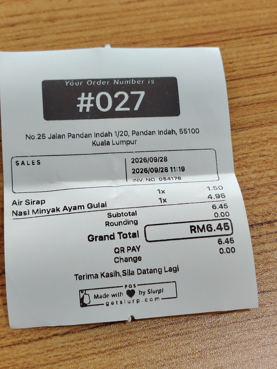 omar_sahrudin's tweet photo. Saya lunch di Kesum hari ni. RM6. 50 dapat full meal! Org Pandan Indah bertuah! Sedap, portion cukup Dan kenyang! @rafiziramli https://t.co/XdvIRWGNJ6