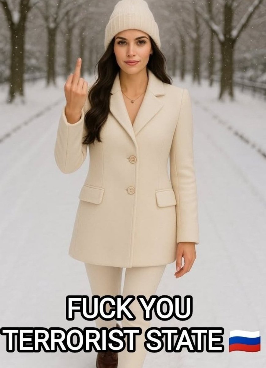 FacciniMyriam's tweet photo. My daily FUCK RUSSIA! 
🖕🇷🇺🖕🇷🇺🖕🇷🇺🖕🇷🇺🖕🇷🇺
russia is a f*cking terrorist state and a disgrace to humanity. 
#russiaMustPay https://t.co/9Y5z9ZSVkB