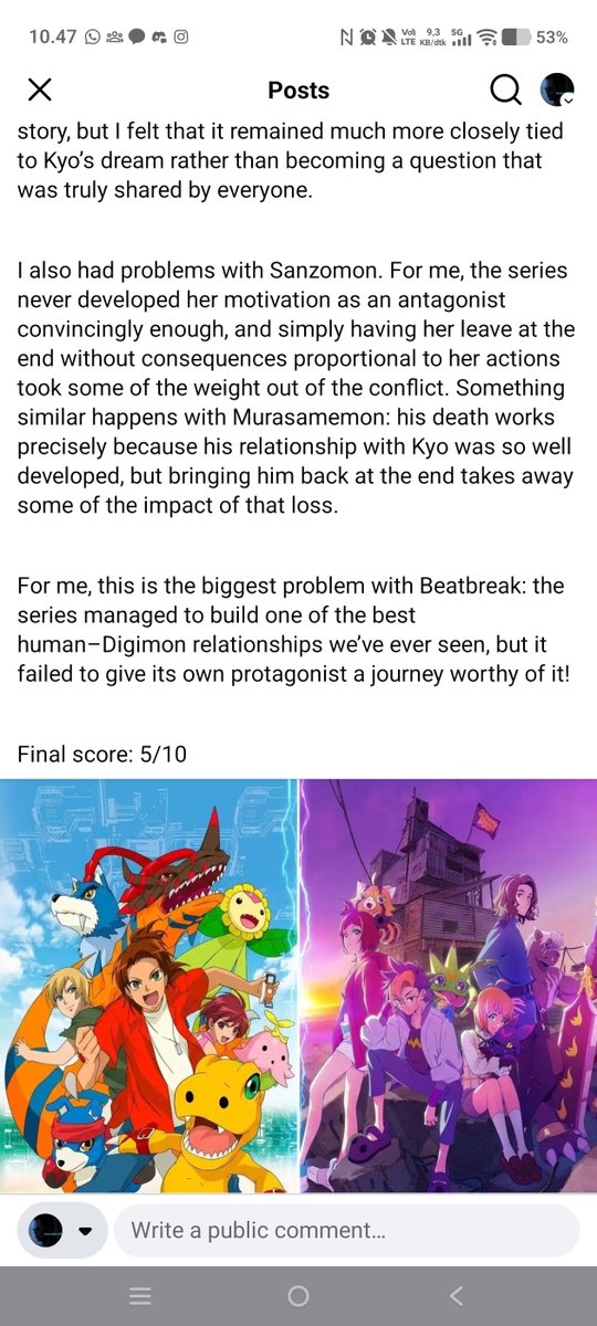 Windragon24's tweet photo. Saw this on Facebook. I must say that this is a far more comprehensive review than I made yesterday. It really mentioned bigger Issues that I was actually aware of, but not being included in the review. 

And it also compared to how Savers executed better in the plot than BB. https://t.co/iV8owG7FWO