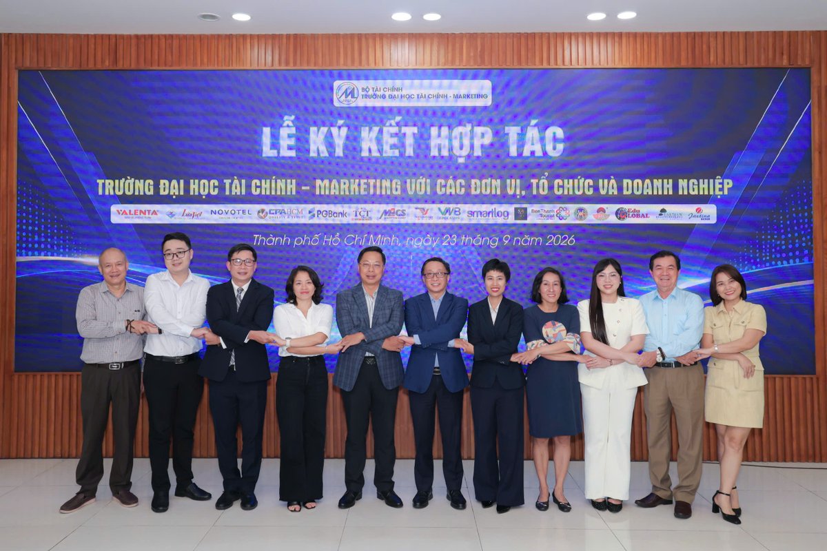 LHVietluxtour's tweet photo. Trước đó ngày 23/09/2026, chị Kim Ngân – Giám đốc Phòng Kinh doanh 9, đại diện Vietluxtour, đã tham dự lễ ký kết Biên bản ghi nhớ hợp tác (#MOU) giữa #Vietluxtour và Trường Đại học Tài chính - Marketing (#UFM).... https://t.co/t99w4WeHnq