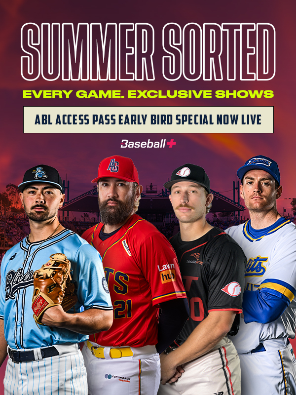 ABL's tweet photo. The Australian Baseball League will broadcast all games through its streaming platform, Baseball+, for the 2026-27 season.  

All 78 regular-season games and the playoffs will be available through the app and web platform with the purchase of an ABL Access Pass. 

One select game per week will also be available to watch for free around the world.  

Exclusive sixteen (16) ABL Weekly Shows only available on Baseball +.  

Full Season + Playoff Passes will go on sale to the general public the middle of October, 2026, for $69.99.  

Get in early with the Early bird offer from now for two weeks, for $59.00 AUD less than $1.00 per game.  
Here is an overview of the Access Passes available for the 2026-27 season:  

SEPTEMBER 28 | Early Bird (Full Season + Playoffs): $59.00

OCTOBER 12 | Full Season + Playoffs: $69.99

MID SEASON | Half Season + Playoffs: 39.99

MONTHLY PASS | $24.99 per month: Available from November 1. 

This pass includes access to all games in a given month across November, December or January (including playoffs for January only)  - 

PLAYOFF PASS | $19.99: Available from the start of the playoffs and includes all ABL Championship Series games.

 FREE GAME OF THE WEEK | $0.00: One select game per weekend will be available live, free and around the world  

Head to https://t.co/Pw4v1o4Fzv to purchase your pass.
