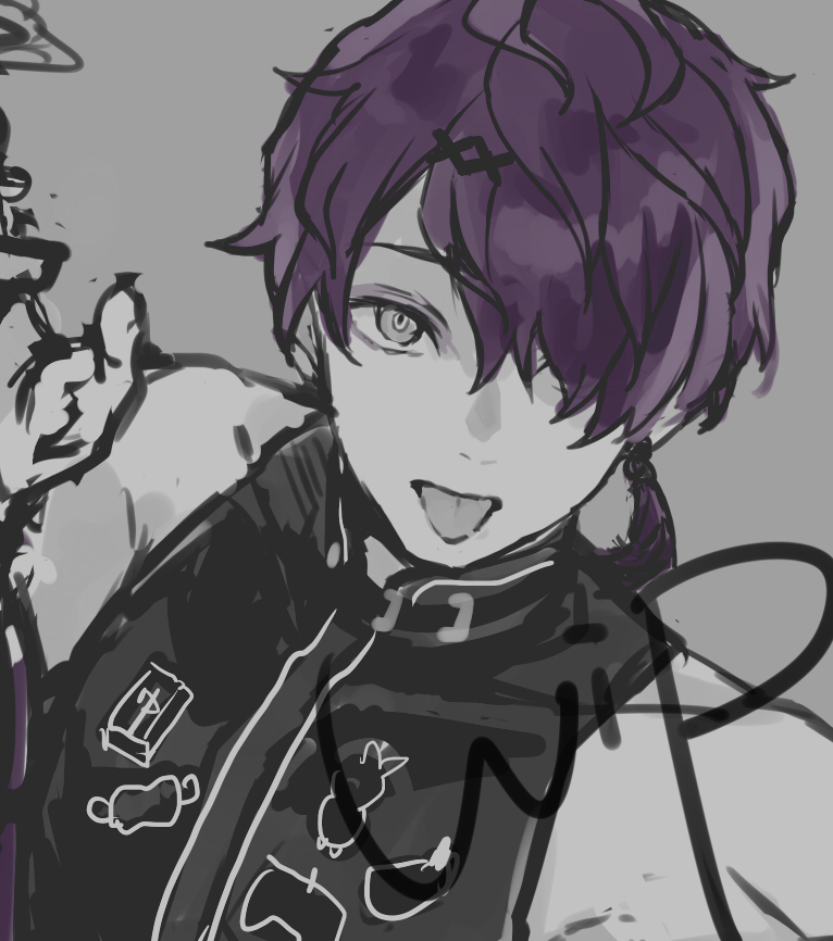 kot0_knzn's tweet photo. 誰おまになっちゃったから少し描き直すんだけど好きな顔に描けてたから残しとく(*´σｰ｀) https://t.co/lvJNecqQZd