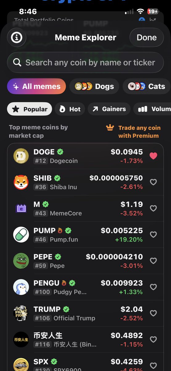 CryptoSPYapp's tweet photo. Come check out the MEME explorer , find your meme coin !
Link in bio ~ APP store 
#bitcoin #btc #meme #crypto #doge #f2f #Pepe #cash #cryptradehq #eth https://t.co/ESyvLVCuw6
