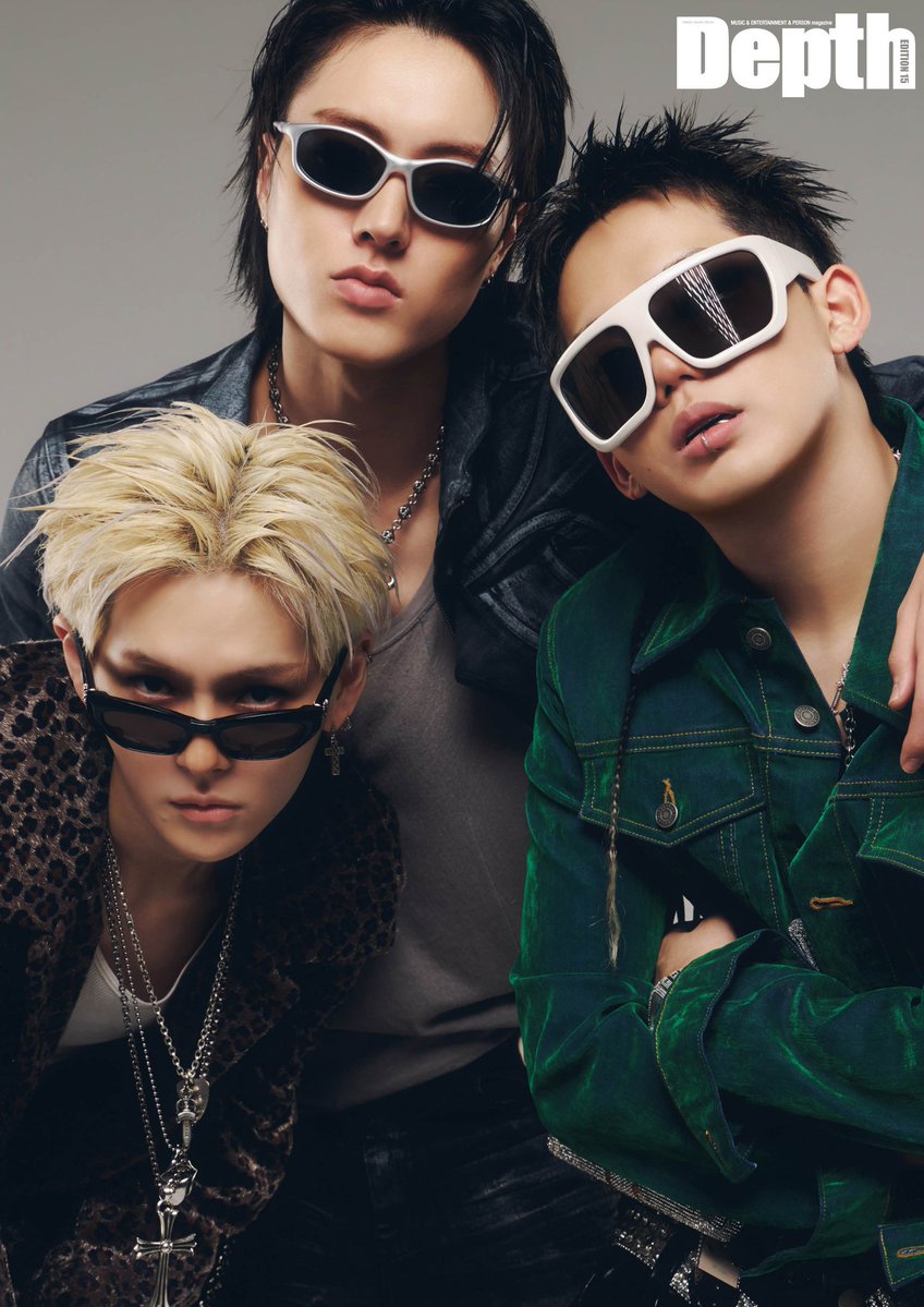 YGFacts_sprt's tweet photo. HYUNHAYO of TREASURE – Hyunsuk, Haruto, and Yoshi will be featured in Depth EDITION 15 Magazine.

In addition to individual interviews with the three, a long interview with SUPER EIGHT's Shota Yasuda will also be included.

🔗 https://t.co/AwPvNjK1gh

#HYUNHAYO #TREASURE #트레저 @treasuremembers