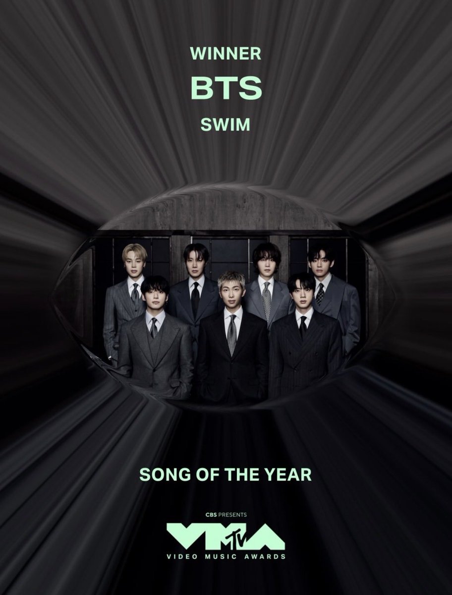 bts_peru1's tweet photo. 🎊 Felicitaciones @BTS_twt por ganar tres premios en los VMAS 2026

🏆 Song of the Year: "SWIM"
🏆 Best K-Pop: "SWIM"
🏆 Best Group

— Primer grupo en ganar la categoría "Song of the Year" en toda la historia de los Premios.
— Grupo más premiado de la historia: alcanzando un total de 13 trofeos Moon Persons.
— Récord histórico en Best K-Pop: Artista con más victorias totales en esta categoría tras sumar 4 premios ("Boy With Luv", "ON", "Butter" y "SWIM").
— Récord histórico en Best Group: Mayor cantidad de triunfos en la división de Grupo del Año con 5 galardones acumulados.
🔗https://t.co/etYJdiseUF 

Gracias a todos los que lo hicieron posible💜✨

CONGRATULATIONS BTS
BTS PAVED THE WAY
SWIM SONG OF THE YEAR
BTS BEST K-POP
BTS BEST GROUP
BTS WON BEST ON VMAS
BTS HISTORY MAKERS
BTS RECORD CREATOR
#BTSonVMAs
#SwimSongOfTheYear
#BTS_BestKpop
#BTS_BestGroup