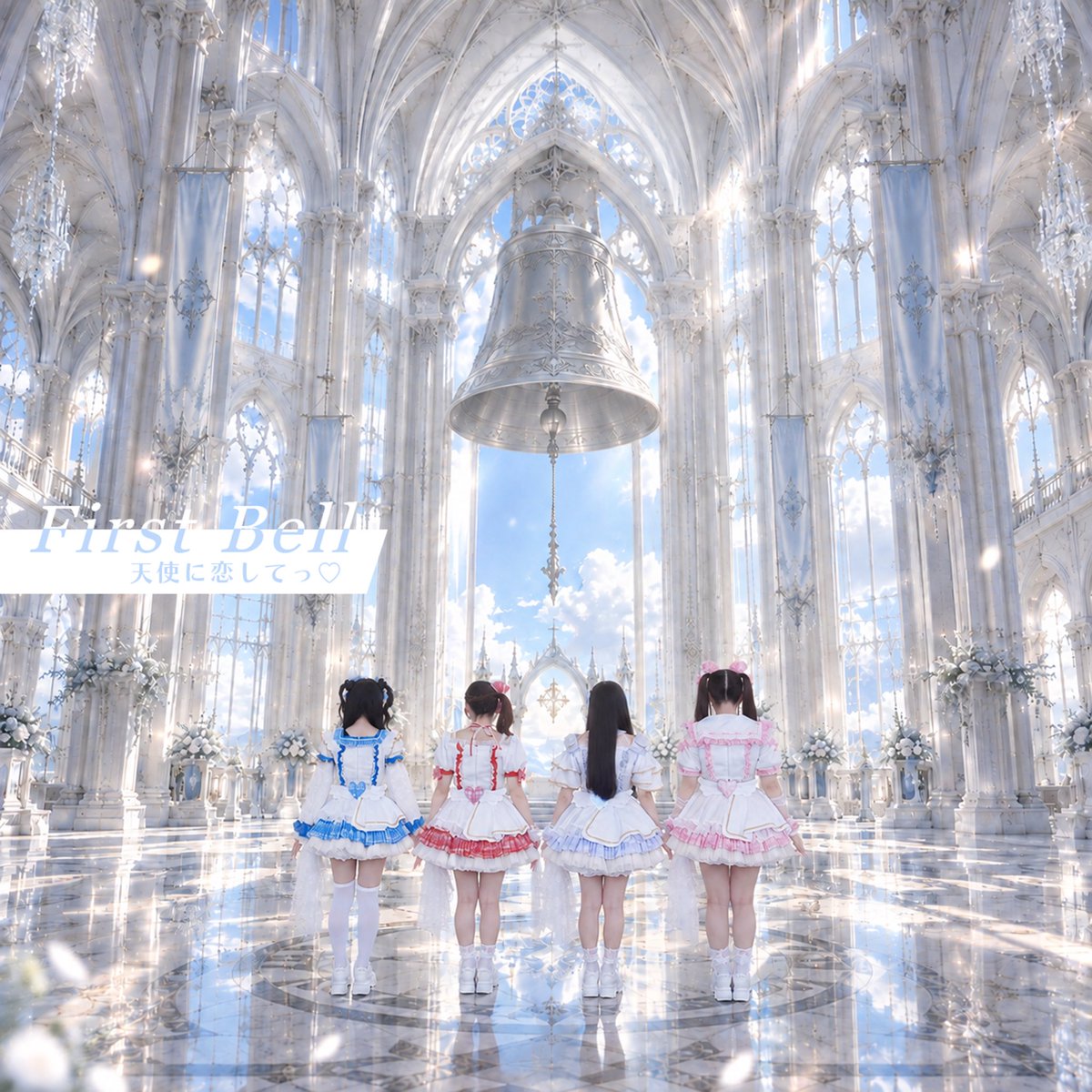 tenkoi_official's tweet photo. ▶┈┈🔔Release🔔┈┈◀

💿9/29(火)00:00配信スタート💿
天使に恋��てっ♡デビュー作品🏹

1st Digital mini album
『First Bell』

🔗https://t.co/yJp0PiisoL

🎶収録曲
1.First Bell
2.天使のクローゼット
3.シャ��ン玉
4.私たちのメロディー

※ストアによっては反映に時間差があります。 https://t.co/K1Ve16TvUW