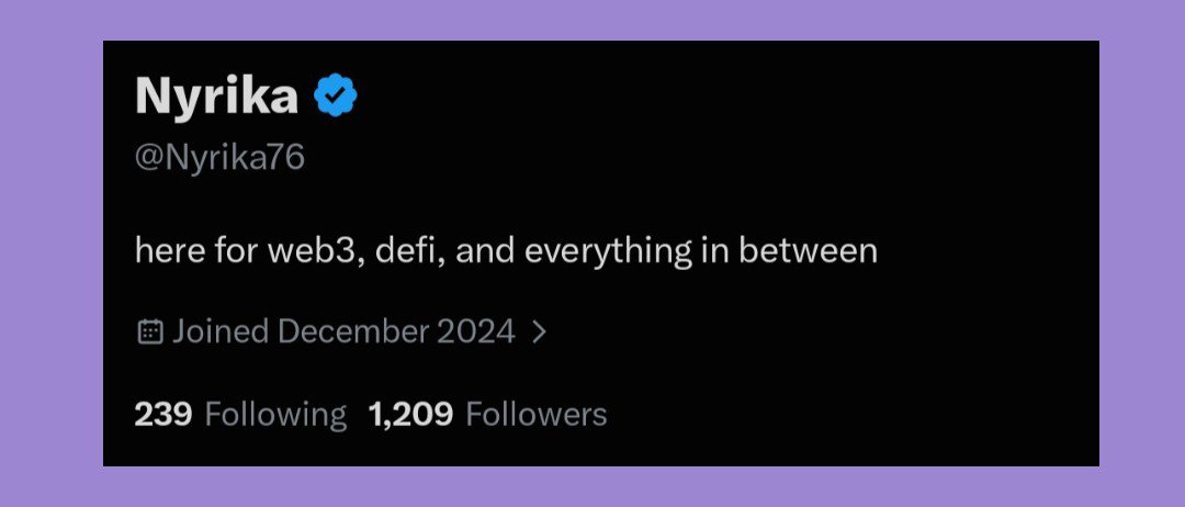Nyrika76's tweet photo. happy new week peeps

Thank you for 1.2k followers 
Let's keep growing together ✌🏻 https://t.co/RnGUZ3U9Q6