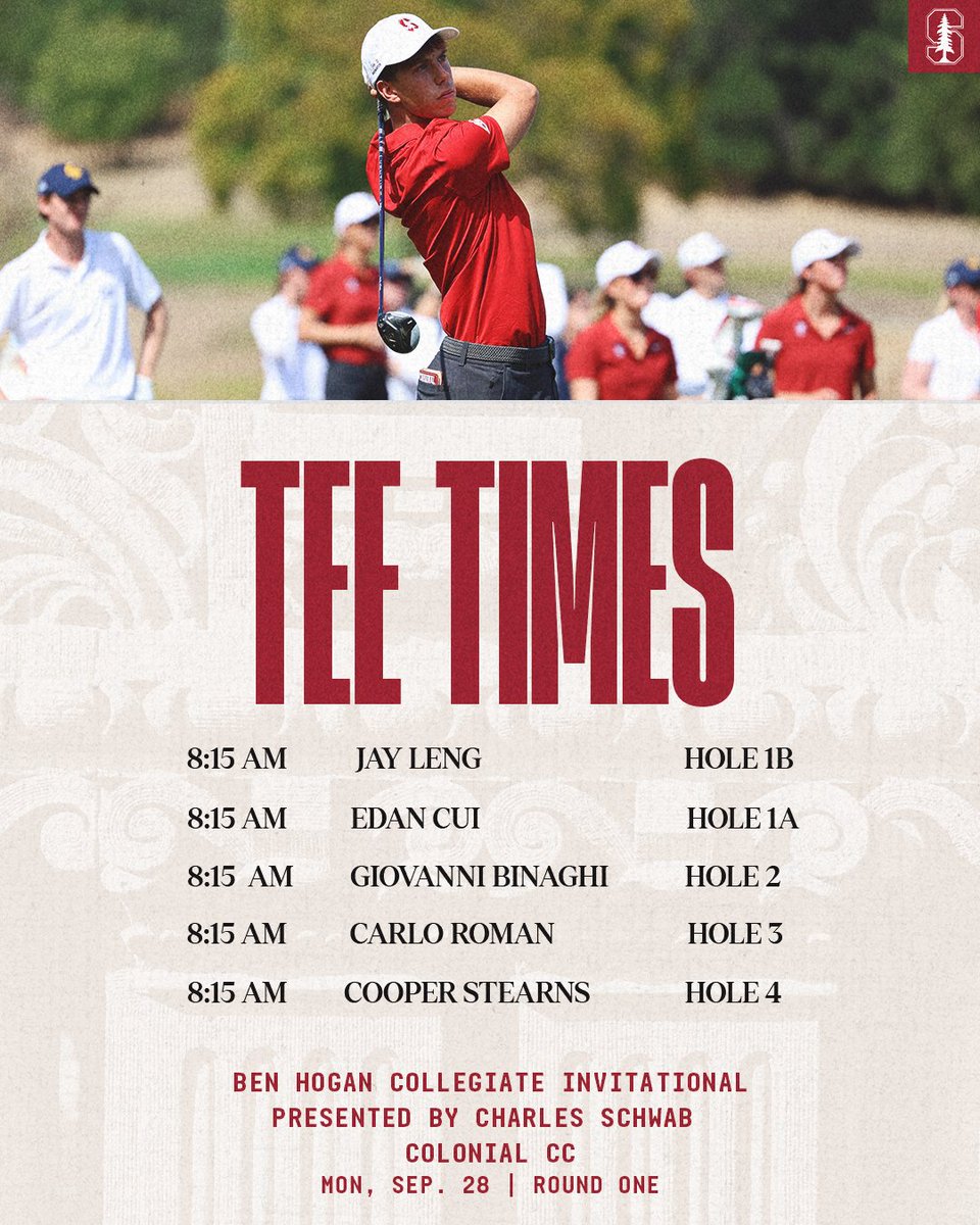 StanfordMGolf's tweet photo. Texas tour starts early tomorrow!🤠⛳️

#GoStanford https://t.co/R3bvisYxr8