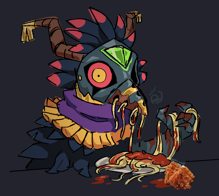denariGame's tweet photo. The secret to creating a horrifying bird monstrosity is tons and tons of pasta

#indiedev #gamedev #pastaday https://t.co/DmKdDQL9Ge