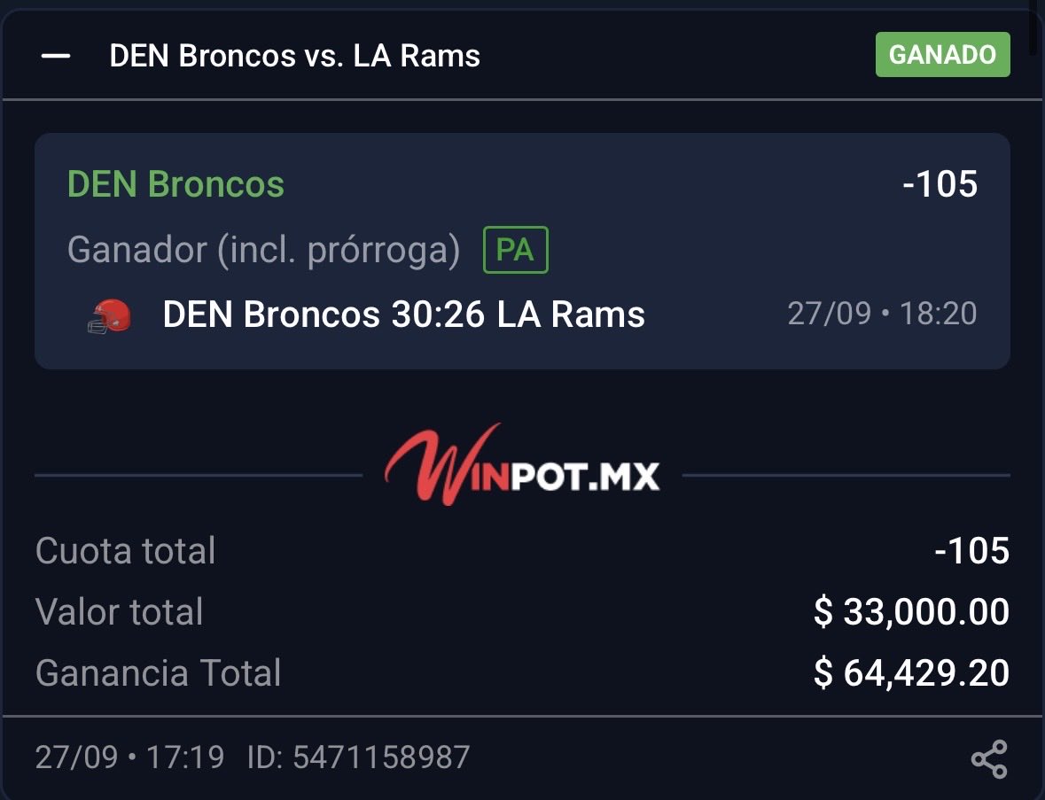 RevolverBets's tweet photo. Sunday Night Football

Grupo Gratis en TipsterChat entraron 600 personas.

Denver Broncos ML -105 ✅
Bo Nix Touchdown +450 ✅

Si llega a 666 ❤️🔁 mañana regalo el Monday Night Football. Comenten sus tickets https://t.co/FFu6gvf4VP