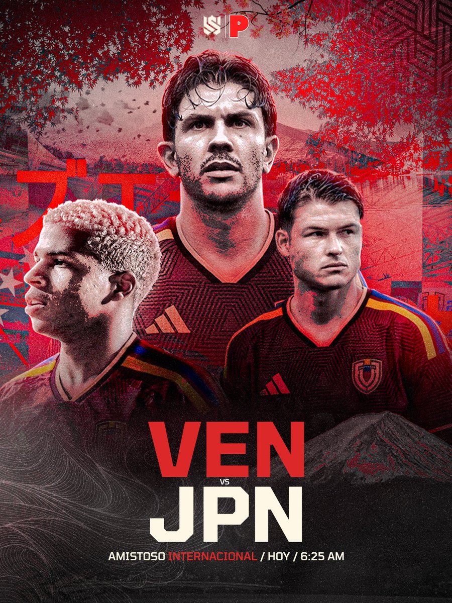 SOLOVENEX_'s tweet photo. #𝐎𝐅𝐂𝐋: 𝐇𝐢𝐫𝐨𝐬𝐡𝐢𝐦𝐚 nos espera • ⛩️🇻🇪

Venezuela abre la fecha FIFA ante Japón.

[ 📺 • @Canal_Televen ] 

#SVX / #AmistosoInternacional https://t.co/5iohtDx59H