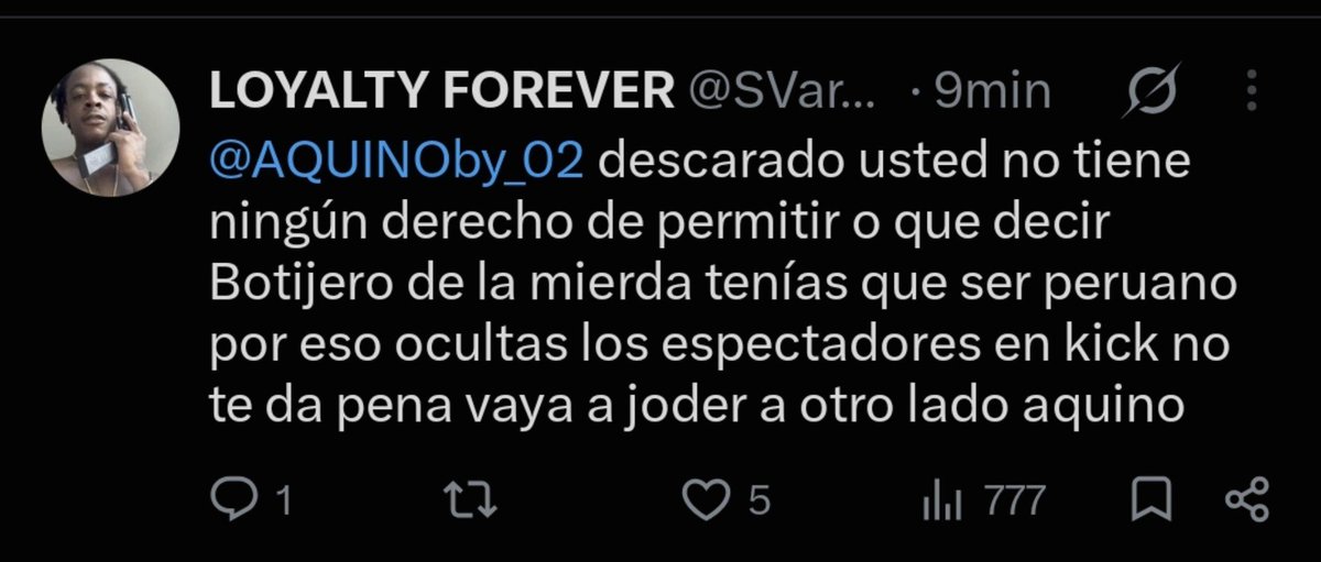 WEBONESCORP's tweet photo. Sube un twit de un mensaje privado de aquino hablándole de la mejor manera y todos sus fans se ponen a insultar a aquino , borra el twit pero el daño ya esta hecho su comunidad no deja de acosar, siempre busca generar odio  @AQUINOby_02 @sylveeac  la comunidad de pan es una mierd https://t.co/D8lJPwLa4X