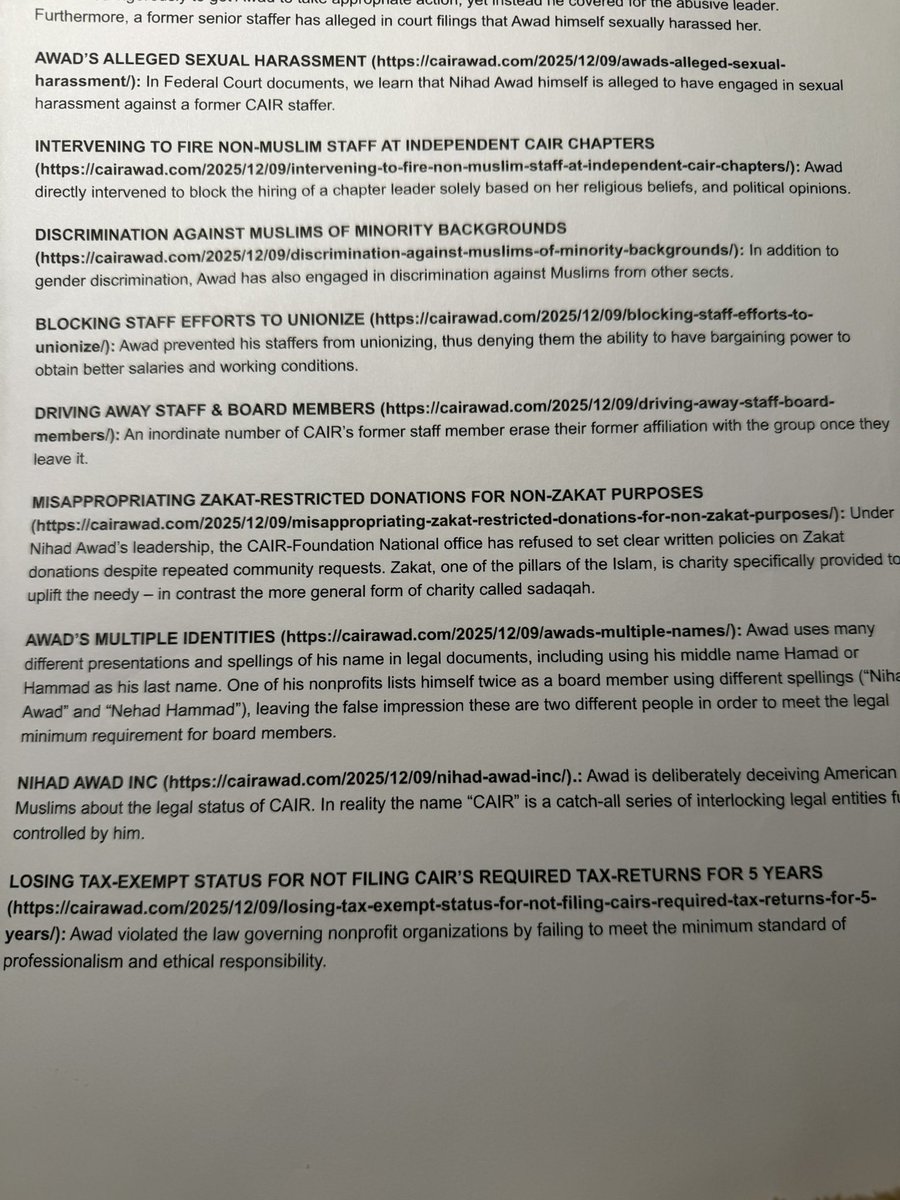 anilaali's tweet photo. @CAIRNational @CAIRNJ @SenJudiciaryGOP
@nytimes @nypost
Cair is Hamas here.
Nihad Awad is Sinwar here.
@FBI knows this!
@NihadAwad and his boys club must be investigated.
@meforum @GregAbbott_TX
The girls in the #MuslimMetoo coalition were given $$s and silenced, including the Palestinian girl from California
Jinan Shbat.
@HouseDemocrats