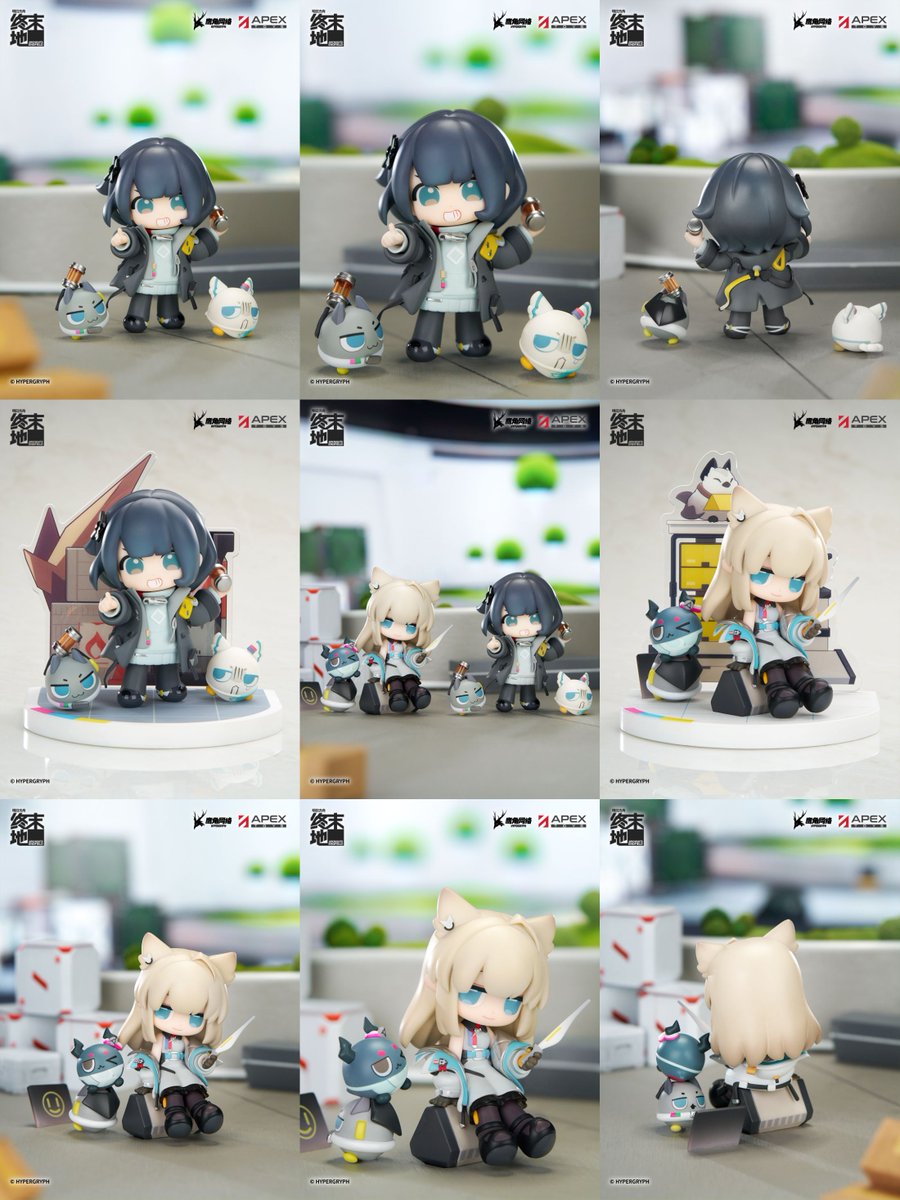 figsoku's tweet photo. 【アークナイツ】APEXCutiesシリーズ「管理人(女)」「ペリカ」デフォルメフィギュア

【30日予約開始】
2027年6月発売予定
https://t.co/c6N3ZedvYW
#APEX #アークナイツ #デフォルメフィギュア https://t.co/etQRgZOWv0