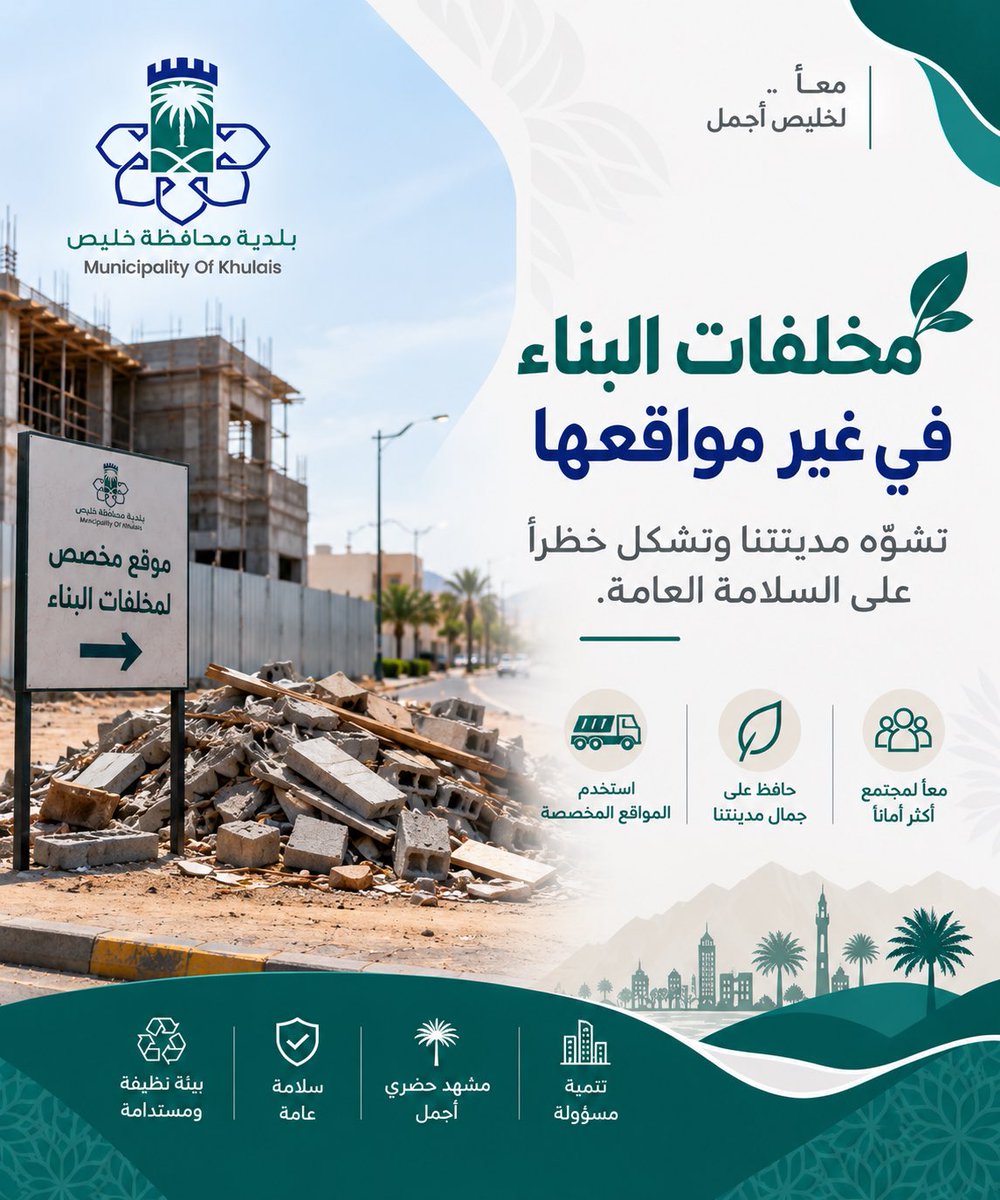 KhulaisB's tweet photo. #توعية
#بلدية_محافظة_خليص https://t.co/yD4z2XluDs