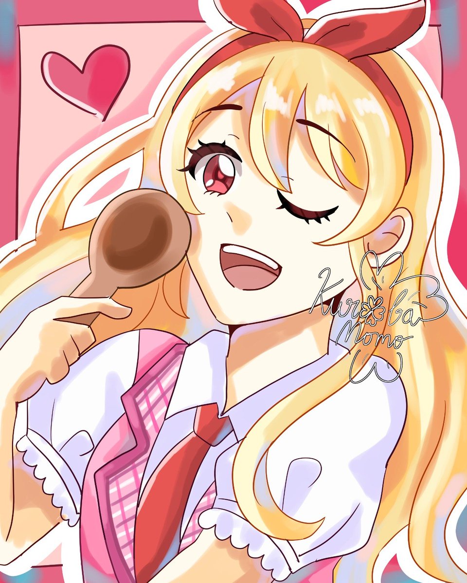 kurobaamomo's tweet photo. Ichigo Hoshimiya 🍓✨

​#aikatsu #aikatsufanart #アイカツ #fanart #art https://t.co/L9V11vPDWE