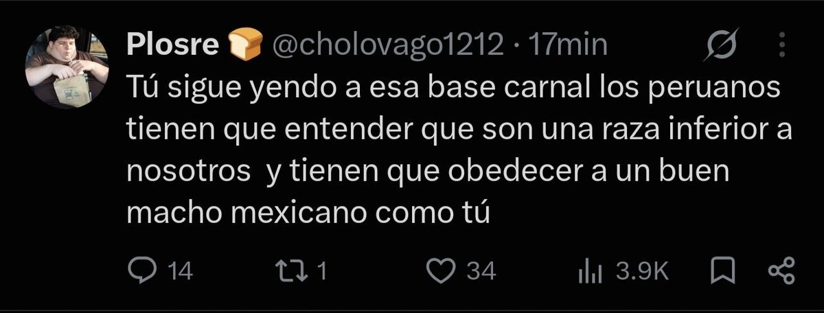 lacz457754's tweet photo. @ChainGody @SoyPan__ Calla cerruano y devuélveme mi mundial de desayunos ga Perú somos perukistan GA GA gaaa https://t.co/hhFyjdFOmW