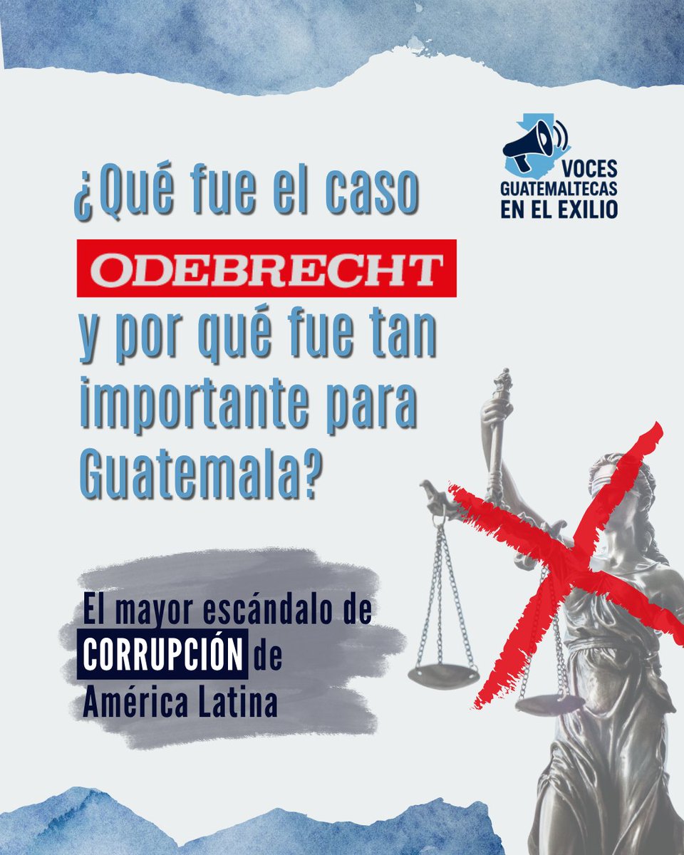 vocesenelexilio's tweet photo. 1/2🚨 ODEBRECHT: ¿QUÉ PASÓ EN GUATEMALA?
💰 Entre 2013 y 2015, el expediente del Ministerio Público documentó aproximadamente 20 millones de dólares en pagos ilícitos vinculados con la ampliación de la carretera CA-2 Occidente.
🔎 La investigación de la FECI y la CICIG señaló a entidades relacionadas con Alejandro Sinibaldi, Manuel Baldizón y Arturo Batres. Según el expediente, Sinibaldi habría negociado una comisión del 7.5 % sobre cada desembolso. 🧵
#Odebrecht #Guatemala #Corrupción #JusticiaIncómoda