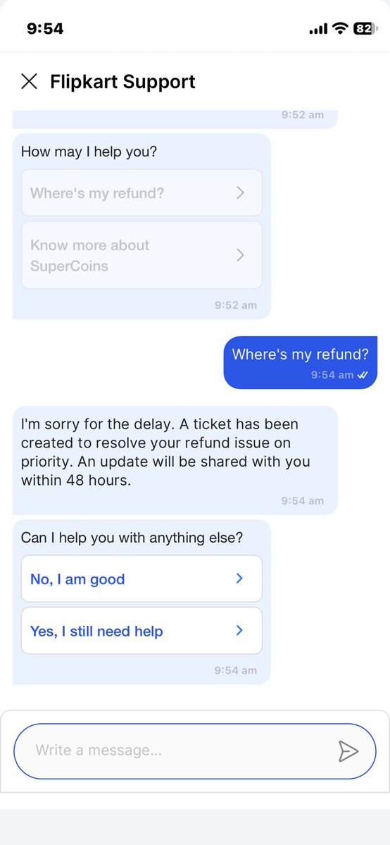 Beruza20's tweet photo. @flipkartsupport @Flipkart Exactly what I am trying to bring to light check the images it only provides generic response. https://t.co/TEWJyb2P2H