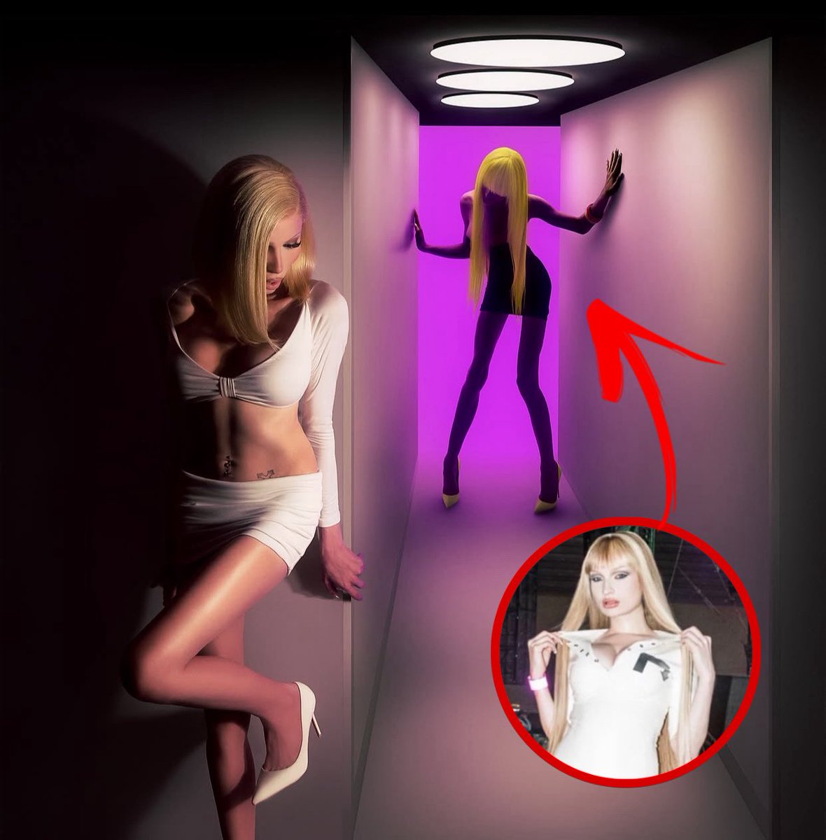 popsound_'s tweet photo. Why she’s hiding from Kim !! https://t.co/96PqaAovGn