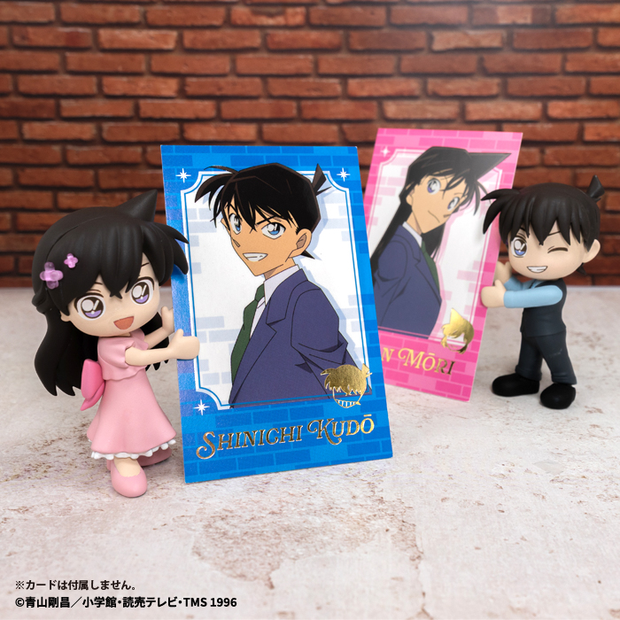 ftoys_character's tweet photo. 【🆕新商品情報】
2027年3月下旬発売／全6種

#名探偵コナン のキャラクターたちが、カードやペンを持たせられるポーズフィギュア『#MOTTE』になって新登場🎊

パーティー衣装のみんなが可愛い&カッコイイポーズでアイテムを持ってくれます！✨

🔽詳細は #エフトイズ 公式HPをチェック！
https://t.co/EvsTkMS4kH