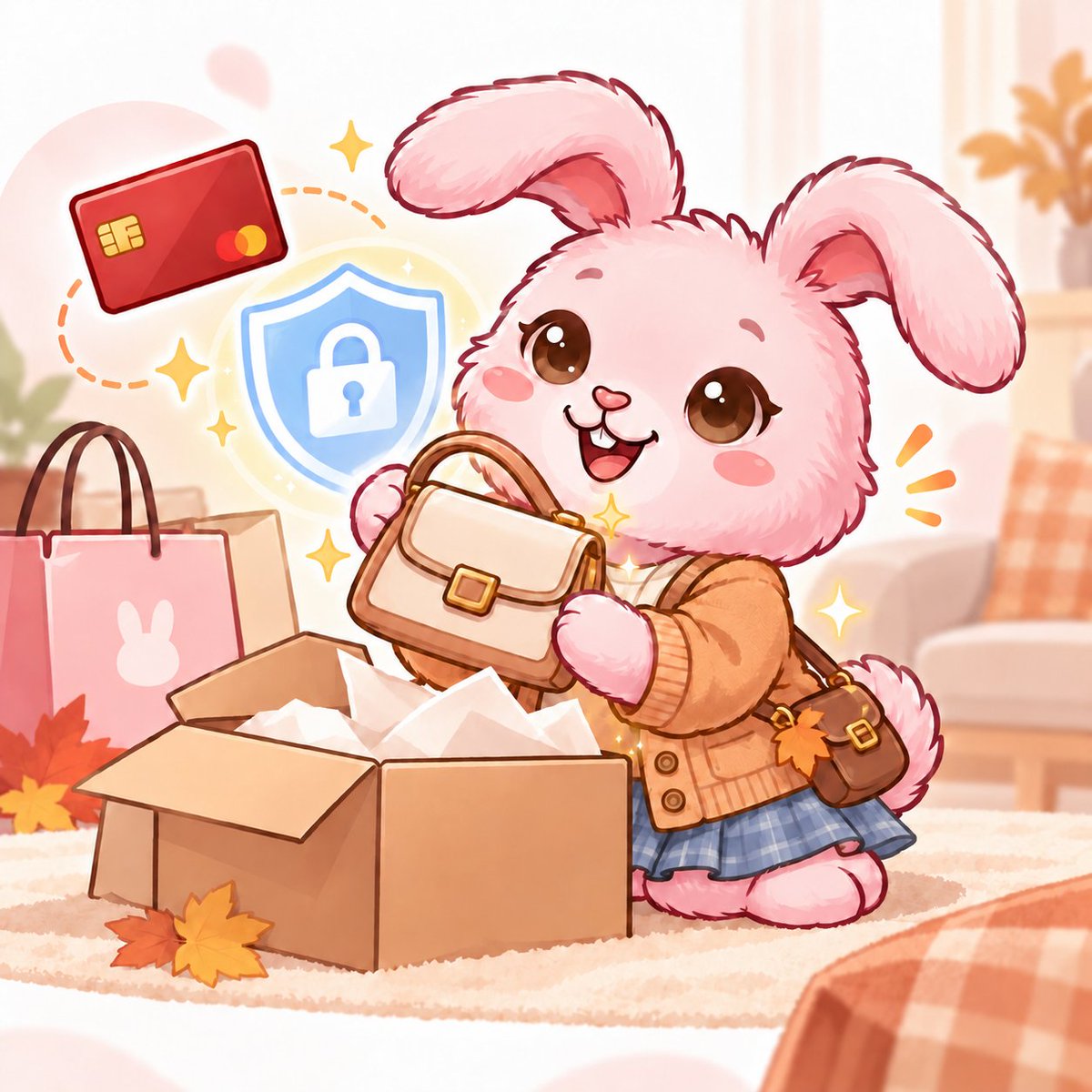 STARPayment07's tweet photo. 💳🛍️【買ったあともカードが守ってくれるかも？】

#クレジットカード には、カードで購入した商品の破損・盗難を補償する「#ショッピング保険」が付いていることがあります🐰✨

特に高額なお買い物や、海外ショッピングでは心強い存在◎

ただし、対象商品・補償期間・自己負担額・支払い方法など条件はカードごとに違うので要チェック👀
「持っているだけ」ではなく、使い方まで確認しておくのがおすすめです♪

#ショッピング保険 #カード保険 #お金の豆知識 #買い物 #決済代行 #クレジットカード