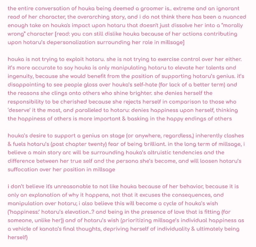 cmypetals's tweet photo. spoilers for millsage ch20 but this is my word vomit &amp; also my houka-defense thesis https://t.co/4KEVc6LKEZ