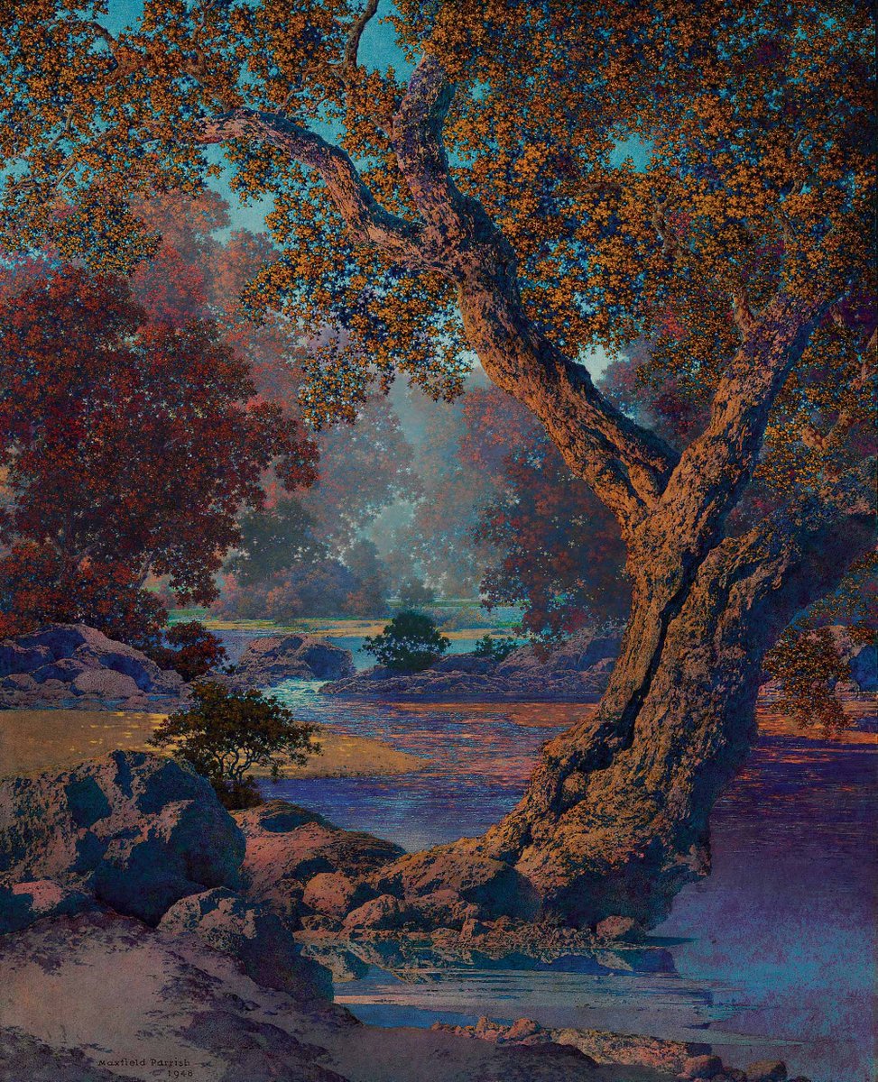 0zmnds's tweet photo. Maxfield Parrish https://t.co/WdPV4sIjSj