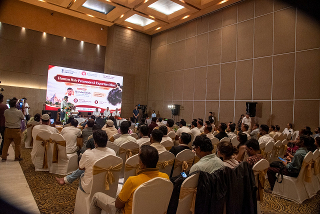 Plexconcil's tweet photo. Highlights from the Human Hair Processors & Exporters Meet 2026, Kolkata! Organized by #PLEXCONCIL & WB Human Hair Association with RA-#DGFT, Kolkata on 23 Sept 2026
#HumanHair #ExportPromotionMission
#EPM #WestBengal #MSME #ECommerceExports #KolkataEvents #DNK https://t.co/xLMFRayrM5
