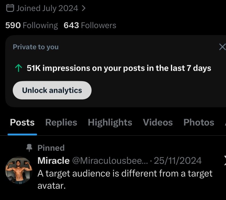 Miraculousbee01's tweet photo. When I start to do at least 200k per week, I’d get blue tick. https://t.co/hG1Fww7XJL