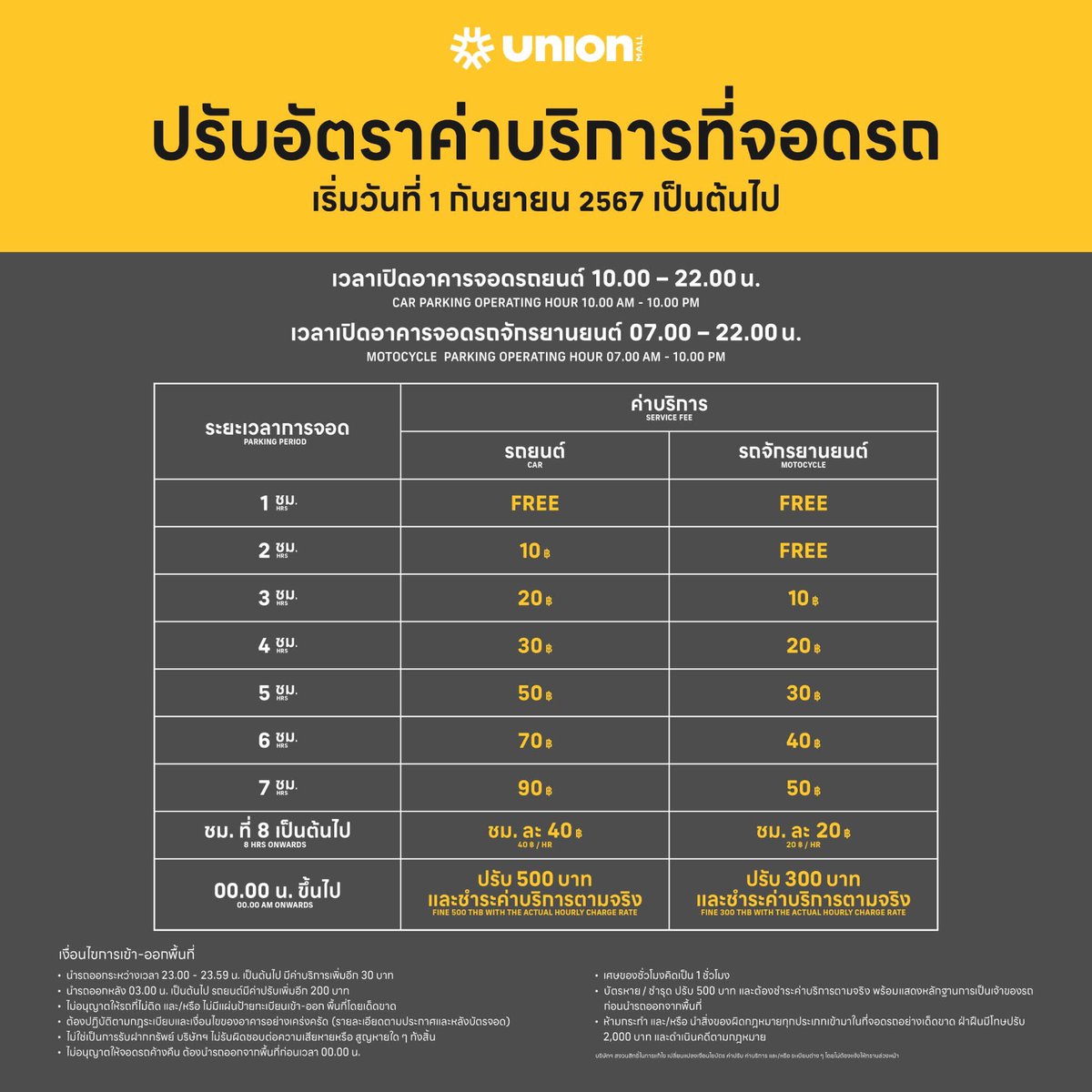 pat__tie's tweet photo. union ไม่ได้มีสแตมป์ที่จอดนะค้าบบ ใครเอารถไปงาน GMMTVFANIVAL2026HappyFamily 
อัตรานี้เลยค่ะ 💪🏻 https://t.co/DAjPJYAYuT