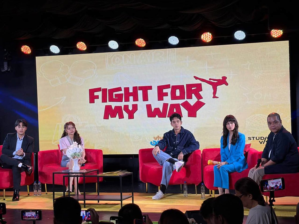 PhilippineStar's tweet photo. Ashtine Olviga and David Licauco are set to headline the local adaptation of the K-drama series “Fight for My Way.”

Park Seo-joon and Kim Ji-won originally portrayed Dong-man and Ae-ra in the South Korean series.

Coming to Viva One on November 20, the series is directed by Crisanto B. Aquino.

McCoy de Leon and Aubrey Caraan also star in the series. | @charmiepagulong /The Philippine STAR