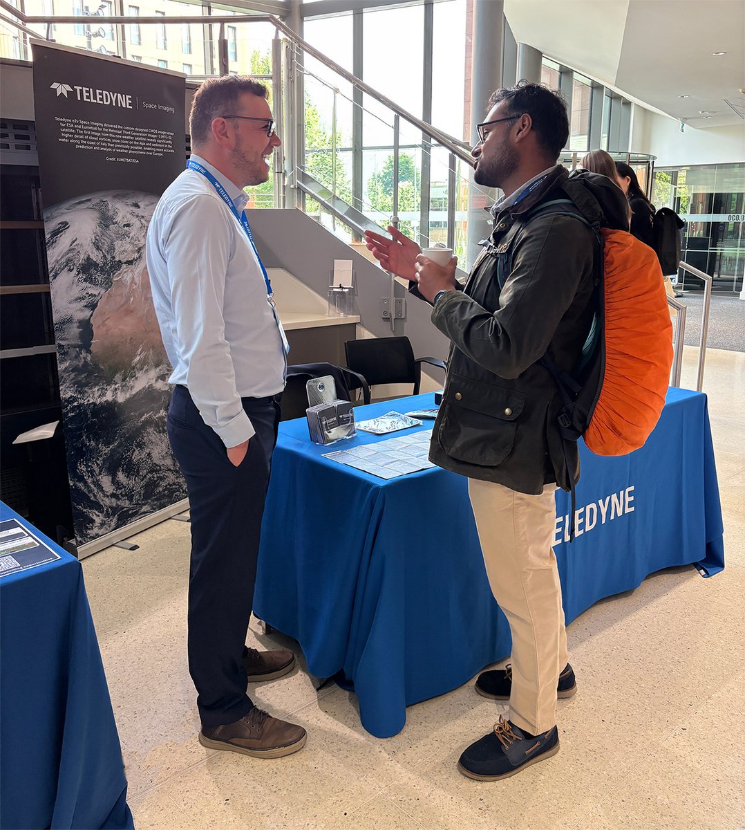 TeledyneSI's tweet photo. #FBF to the UK Earth Observation Conference 2026
Thank you to everyone who visited our stand and met with the team ๐ค
#Teledyne #TeledyneSpaceImaging #FlashbackFriday #EverywhereYouLook #UKEO2026 #EarthObservation #SpaceTechnology #Space #TDYLife https://t.co/50m9BkPWsp