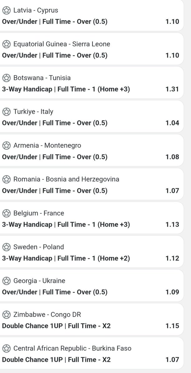 chambuziog's tweet photo. 3 odds

Use any betting app

Betpawa 1RS7MV6 https://t.co/tjnrt5XOcj