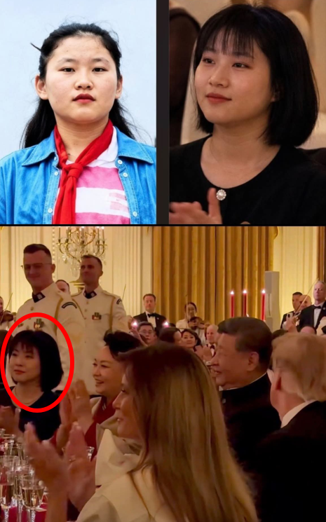 GordonInspector's tweet photo. 習近平の娘
習明沢と思われる人物
トランプの晩餐会に出席
ついに補足される

中国SNSでは極秘中の極秘らしく
一切の情報が秘匿されていてるとの事 https://t.co/IZiYBg8jGI