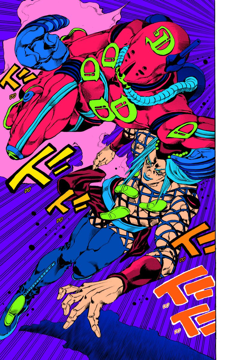 chainstar100's tweet photo. Narciso Anasui's 『Diver Down』
#jjba #stoneocean https://t.co/6ofVj0lMDM