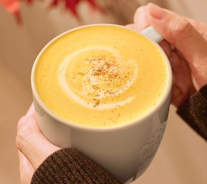 modelpress's tweet photo. スタバ新作「パンプキン スープチーノ」
9月30日（水）より登場🥄🧡
かぼちゃ＆ミルクの秋らしいご自愛スープ
https://t.co/AvRaRKUgbe

⚪ミルク変更で自分好みの味わいに
⚪隠し味のメープルフレーバーで
かぼちゃ本来の甘み引き立つ✨️

#スターバックス https://t.co/K9TzdAjBvm