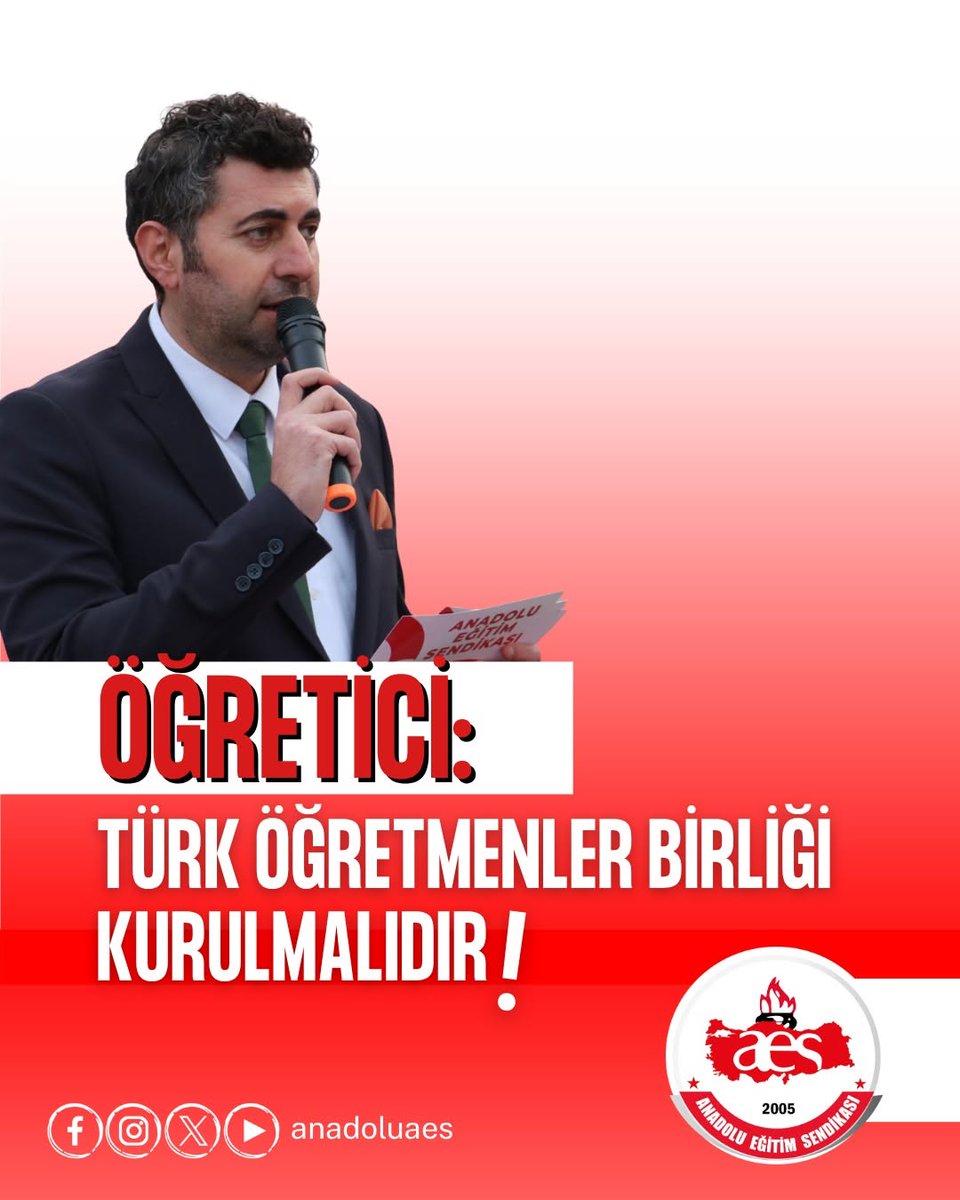 alper_ogretici's tweet photo. TÜRK ÖĞRETMENLER BİRLİĞİ KURULMALIDIR

Eğitim sistemimizin temel taşı, geleceğimizi inşa eden öğretmenlerimiz yıllardır ekonomik, mesleki ve sosyal sorunlarla baş başa bırakılmıştır. Her geçen yıl saygınlığı azalan, karar mekanizmalarının dışında tutulan, yalnızlaştırılan öğretmenlerimiz için artık söz değil, somut adımlar atılmalıdır.

Sendikal çalışmaların ötesinde, bir çatı olarak MESLEK örgütü olacak; öğretmenlik mesleğini önceleyecek bir birlik şarttır. Çünkü sendikal mücadele alanı hizmet kolu sınıfında yapıldığı için bir meslek üzerinden değil; hizmet sınıfında olan herkes için yürütülmektedir. Sendikaların da destek vereceği, siyasilerden ve sendikalardan bağımsız bir MESLEK örgütü şarttır!

Ülkemizde bir çok meslek grubu için böyle birlikler vardır.Örnek verecek olursak;

- Türkiye Barolar Birliği (TBB): Avukatlar
- Noterler Birliği: Noterler
- Türk Tabipleri Birliği (TTB): Hekimler
- Türk Eczacıları Birliği (TEB): Eczacılar
- Türk Diş Hekimleri Birliği (TDB): Diş hekimleri
- Türk Veteriner Hekimleri Birliği: Veterinerler için MESLEK çatı örgütü olarak çalışmaktadır.

Bu nedenle geleceği inşa eden, gelecek nesilleri yetiştiren öğretmenlerimizin çatı birliğinin olmaması bile büyük eksikliktir.

Bu çağrı sadece bir talepten ibaret değildir; bu çağrı, yıllardır görmezden gelinen meslek onurunun yeniden inşasıdır. Bu çağrı, tüm eğitim paydaşlarının ortak sesi olmak içindir. Bu çağrı, öğretmenlik mesleğini hak ettiği saygın konuma taşımak içindir!

Neden Türk Öğretmenler Birliği?

- Öğretmenler arasında birlik ve dayanışmayı artırmak,
- Mesleki itibarı korumak ve yükseltmek,
- Eğitim politikalarında etkin söz sahibi olmak,
- Öğretmenin haklarını yalnızca sendikal zeminde değil, kültürel, sosyal ve etik açıdan da koruyacak bir yapı oluşturmak için…

Öğretmenler yalnız değildir! Artık bu ülkenin öğretmenlerinin ortak bir sesi, ortak bir vizyonu, ortak bir çatıya ihtiyacı vardır.

Nasıl Kurulmalı?
- Her görüşten, her sendikadan öğretmenin katılım göstereceği,
- Meslek etiği ve evrensel değerler ışığında hareket edecek,
- Siyasi değil mesleki duruşu önceleyen,
- Öğretmenlik mesleğinin onurunu ve toplumsal itibarını önceleyen,
- Katılımcı, şeffaf ve demokratik bir yapıda hayata geçirilmelidir.

Anadolu Eğitim Sendikası olarak bu birliğin kurulması için çağrımızı buradan yineliyoruz:
Öğretmenlik mesleğinin onuru için, mesleki dayanışma için, daha güçlü bir gelecek için Türk Öğretmenler Birliği kurulmalıdır!

Bu çağrıya kulak veren tüm eğitim emekçilerini, sendikaları, sivil toplum kuruluşlarını birlikte hareket etmeye davet ediyoruz. Çünkü inanıyoruz ki;

- Birlik olursak güçlüyüz!
- Birlik olursak sesimiz daha gür çıkar!
- Birlik olursak değişim başlar!

Mehmet Alper ÖĞRETİCİ
Anadolu Eğitim Sendikası Genel Başkanı