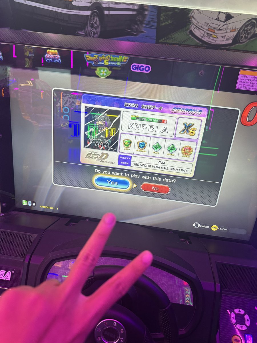 KnifeBlacker's tweet photo. さあ、今日のレースを始めましょうか。
#頭文字DAC
#InitialD_AS https://t.co/u7jbkVXgmy