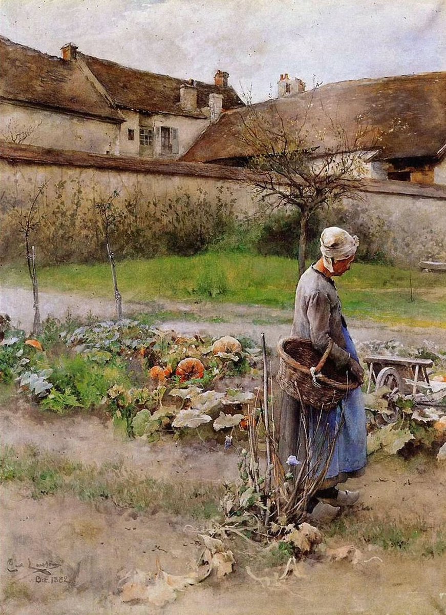 gokc22299's tweet photo. .

Carl Larsson, 
October (The Pumpkins), 1882

. https://t.co/S4iM5e1itY