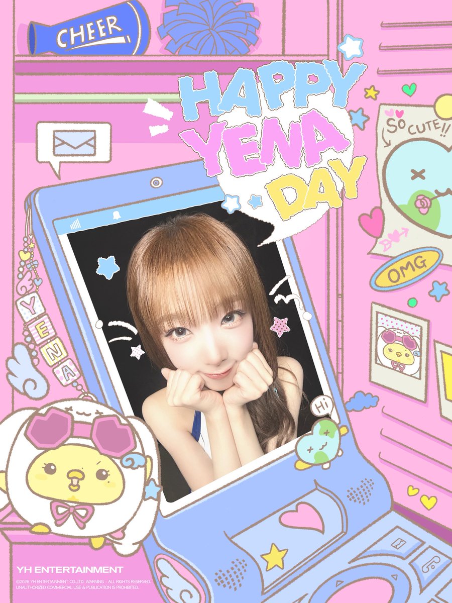 YENA_OFFICIAL's tweet photo. [🎉YENA DAY]

2026.09.29 💛YENA DAY💛

HAPPY BIRTHDAY TO YENA
예나의 생일을 축하합니다🐣📣

#최예나 #예나 #YENA
#HAPPY_YENA_DAY 
#364일_기다린_예나탄신일 https://t.co/29kznBYIAA
