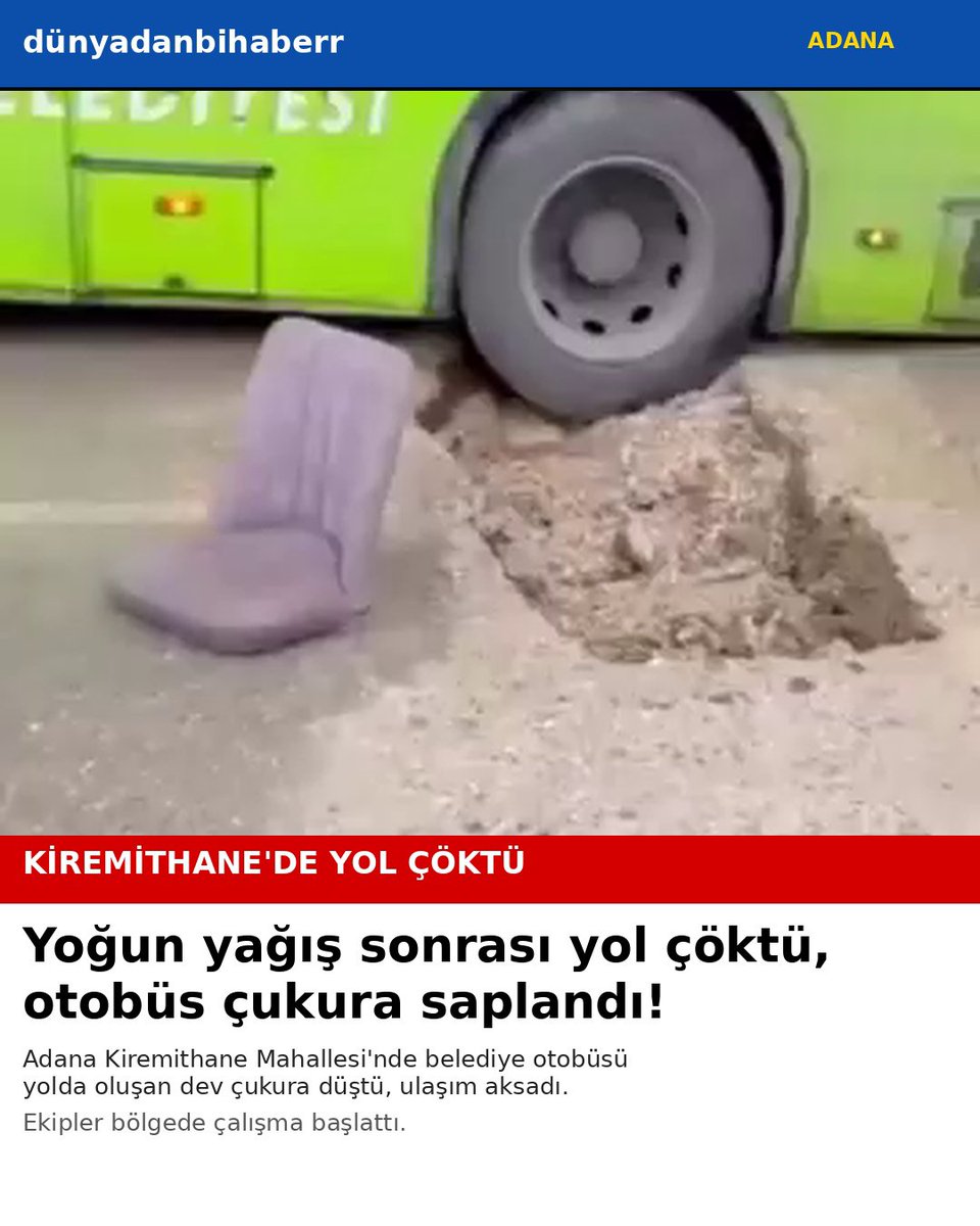 ay0101adanali's tweet photo. Adana'da yol çöktü! 

https://t.co/Ab1PLidJsW https://t.co/sIxSACOcx9