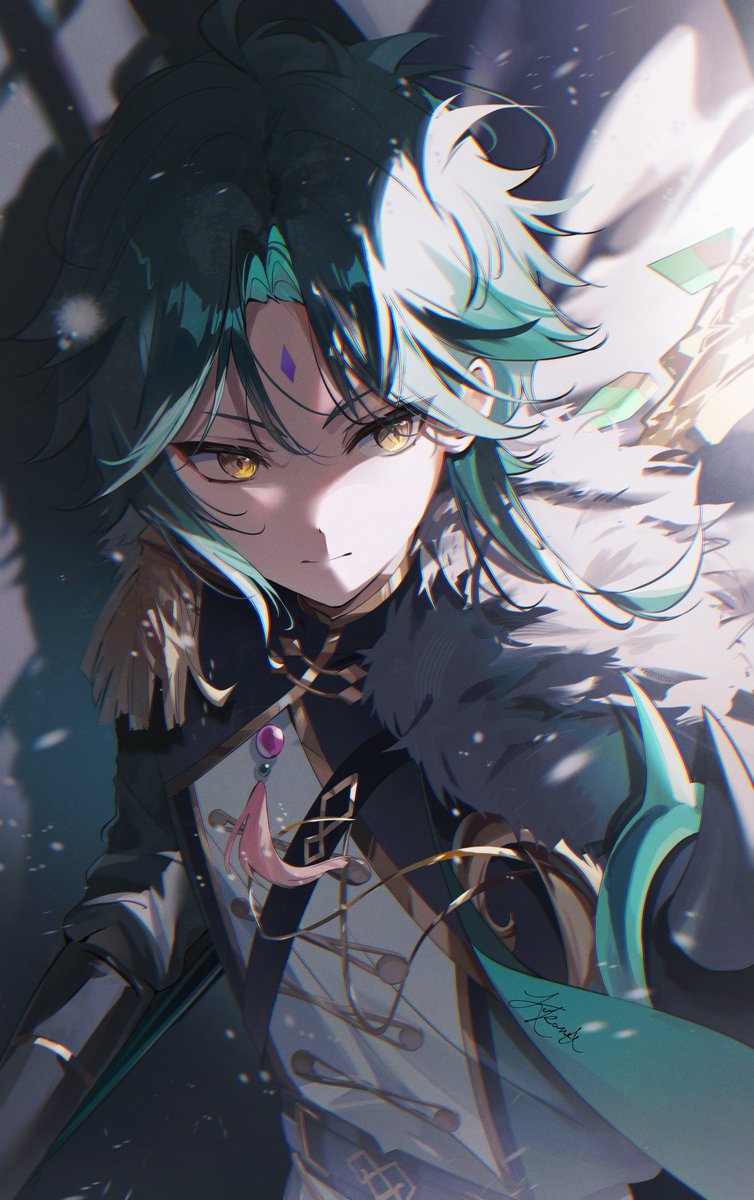 kokonexu's tweet photo. Xiao in Snezhnaya~ ❄️
#GenshinImpact #原神 #魈 https://t.co/dd3fCP9uhn