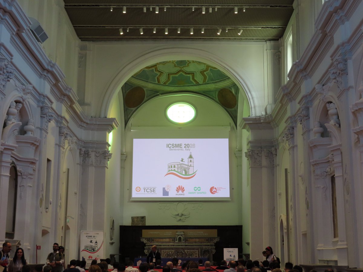 IEEEICSME's tweet photo. And that’s a wrap on ICSME 2026 in Benevento! 🎉🇮🇹 

Huge thanks to our General Chair Massimiliano Di Penta, Track Chairs, organizing committee, sponsors, and every single attendee who brought the energy, passion, and brilliance all week long.  ✨🚀 - Part 1 https://t.co/11tPsWo4EW
