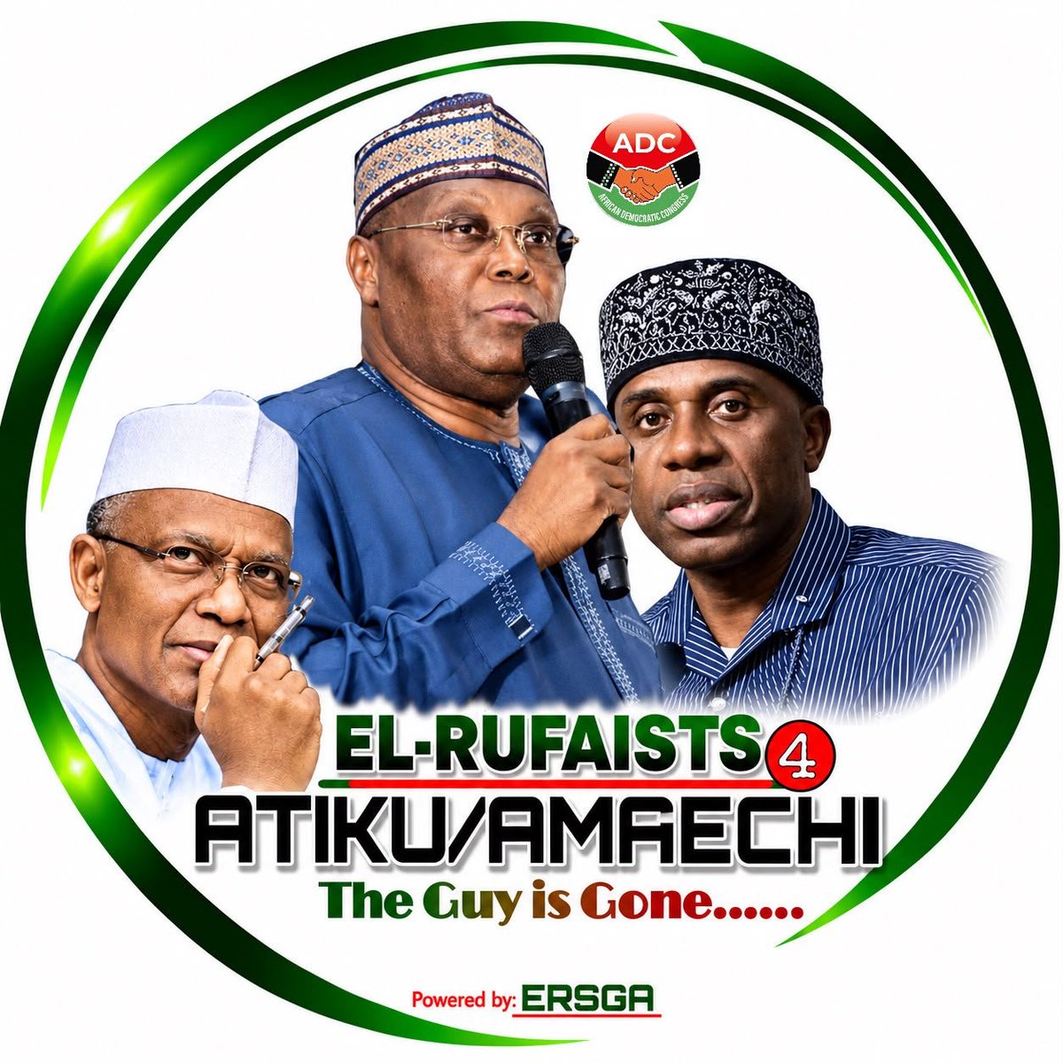 uchediala's tweet photo. FORMALLY INTRODUCING ...

'EL-RUFAISTS 4 ATIKU/AMAECHI 2027'

The Game Just Got Started!

Join Us!

#MakeNigeriaAffordableAgain 
#MakeNigeriaRespectedAgain
#HelpIsOnTheWay
#AAToTheRescue
#Elrufaists 
#EL4AA
#EyesOnTheBall 
#TheGuyIsGone

Powered By: El-Rufai Support Group Association (ERSGA)